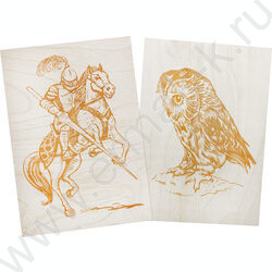 Набор д/творчества Выжигание. Доски для выжигания 10 шт Уровень сложности -"мастер" | Фото 4