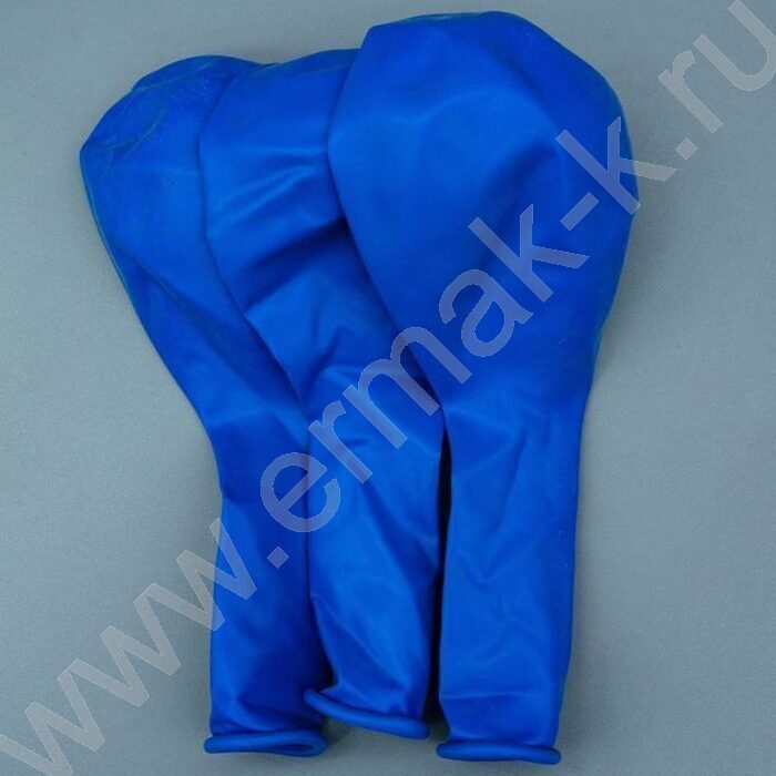 Шар воздушный 12" Пастель синий индиго | Фото 3