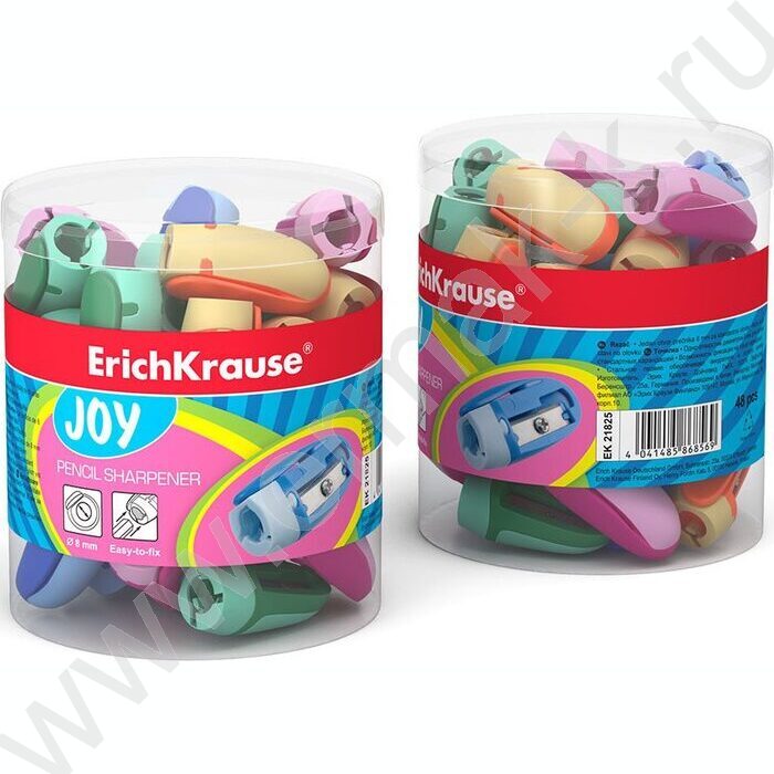 Точилка 1отв. пластик Joy ассорти | Фото 5