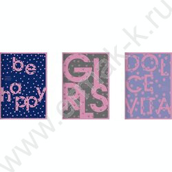 Тетрадь  80л А4 клетка "Dolce vita" 3вида | Фото 1