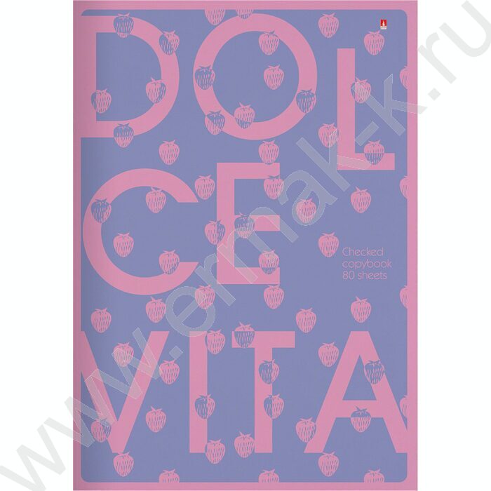 Тетрадь  80л А4 клетка "Dolce vita" 3вида | Фото 3