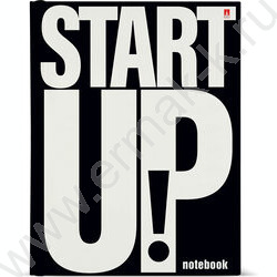 Тетрадь 160л клетка/кольца "Start up" со смен.блоком | Фото 1