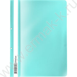 Скоросшиватель пл  Diagonal Pastel с перфорацией /ассорти | Фото 1