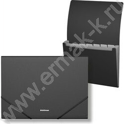 Папка картотека  7отд. Matt Classic, А4, черная | Фото 1