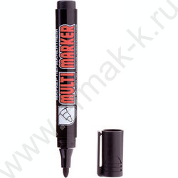 Маркер перм. /черный/ 3мм круг "Multi Marker"    | Фото 1