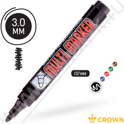 Маркер перм. /черный/ 3мм круг "Multi Marker"    | Фото 3