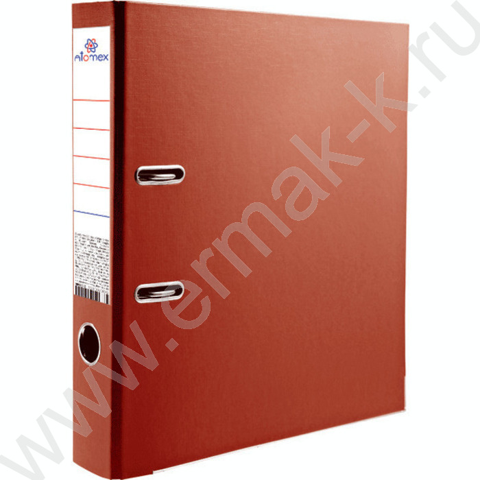 Файл 50мм PP разборный, метал. окантовка, красный с карманом | Фото 1