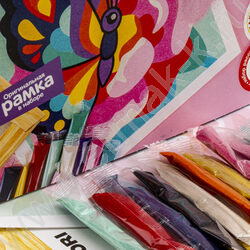 Набор д/творчества Фреска. Картина из песка "Бабочка" | Фото 5