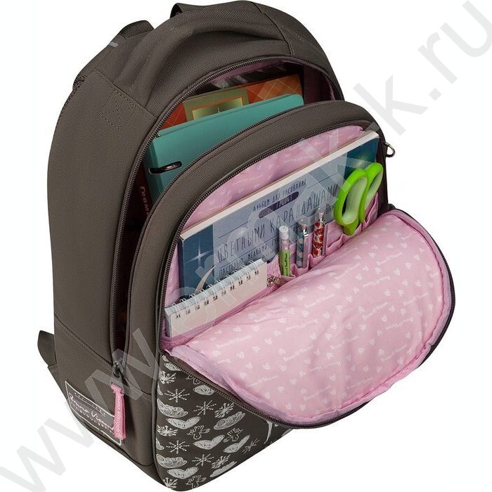 Рюкзак Нежные котики эргономичый/темно-серый | Фото 5