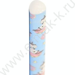 Карандаш пластиковый  HB Wood free illegally cute. Unicorn /трехгранный /заточенный /туба | Фото 3