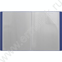 Папка  10 файлов Matt Classic /синяя | Фото 2