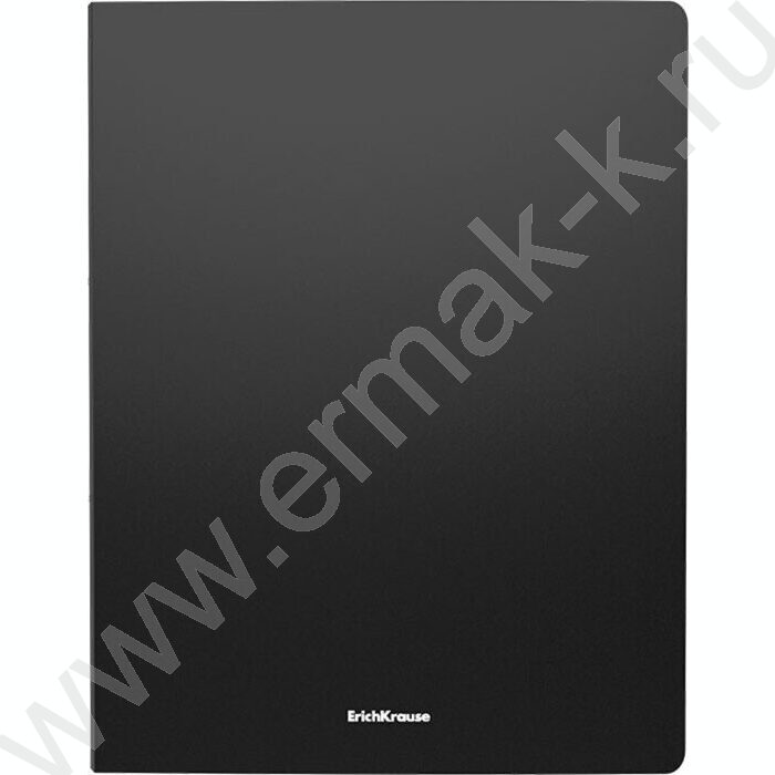 Папка с бок.прижимом Matt Classic черная | Фото 1