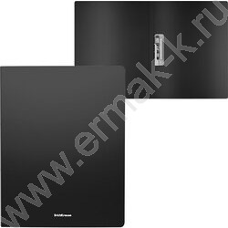 Папка с бок.прижимом Matt Classic черная | Фото 2
