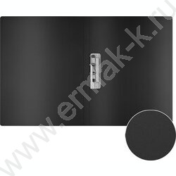 Папка с бок.прижимом Matt Classic черная | Фото 3