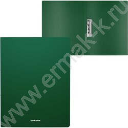 Папка с бок.прижимом Matt Classic зеленая | Фото 2