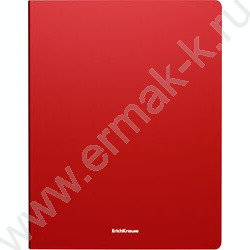 Папка с бок.прижимом Matt Classic красная | Фото 1