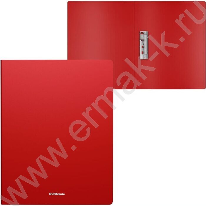 Папка с бок.прижимом Matt Classic красная | Фото 2