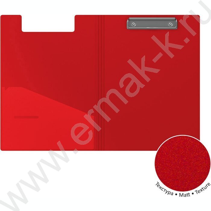 Папка-Клипборд А4 красный Matt Classic | Фото 3