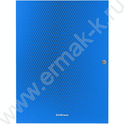 Папка-конверт на кнопке А4 Diagonal Vivid 3 клапана 8мм ассорти | Фото 5