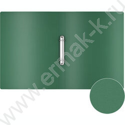 Папка 2 кольца 24мм Matt Classic /зеленая | Фото 3