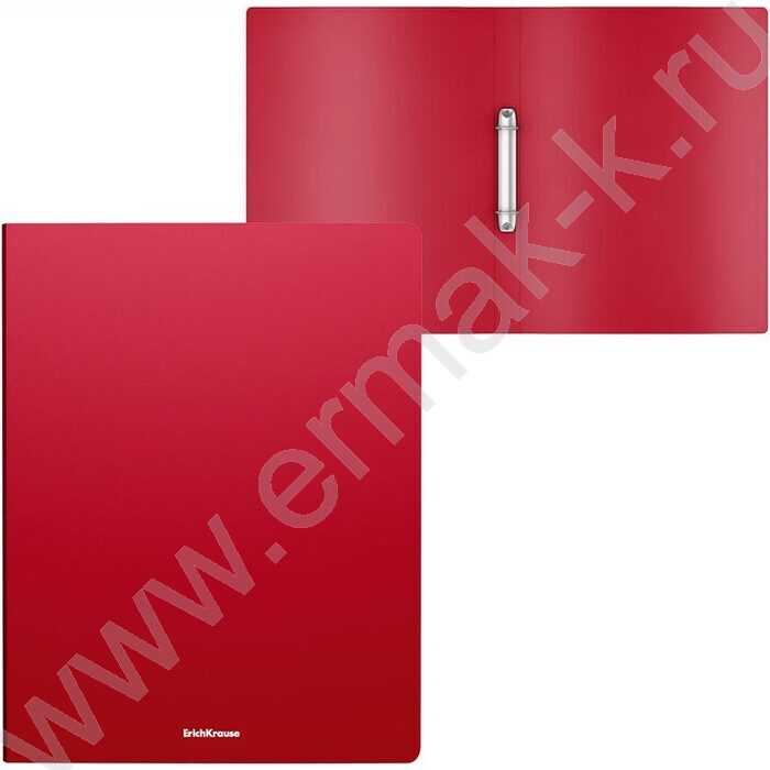 Папка 2 кольца 24мм Matt Classic /красная | Фото 2