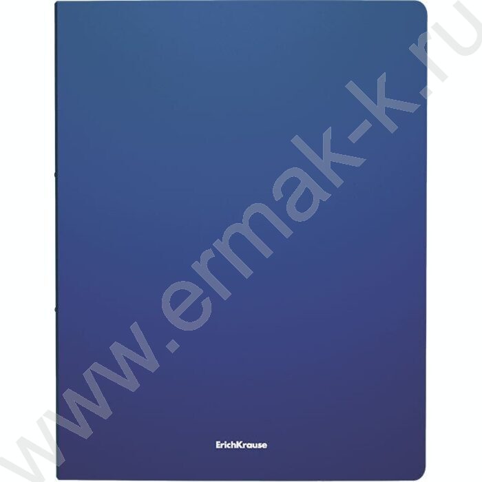 Папка с бок.прижимом Matt Classic синяя | Фото 1