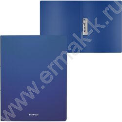Папка с бок.прижимом Matt Classic синяя | Фото 2