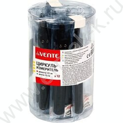 Циркуль-измеритель /2-е метал. иголки /пл.футляр /черный | Фото 2