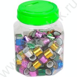 Клейкая лента декоративная 1,2*1 Голографическая /цвет ассорти | Фото 1