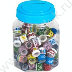 Клейкая лента декоративная 1,2*1 Цветная /цвет ассорти | Фото 1