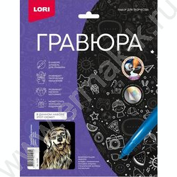 Набор д/творчества Гравюра большая Золотистый ретривер | Фото 4