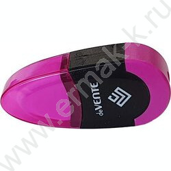 Точилка 1отв. пластик/с контейнером+ластик /ассорти | Фото 1