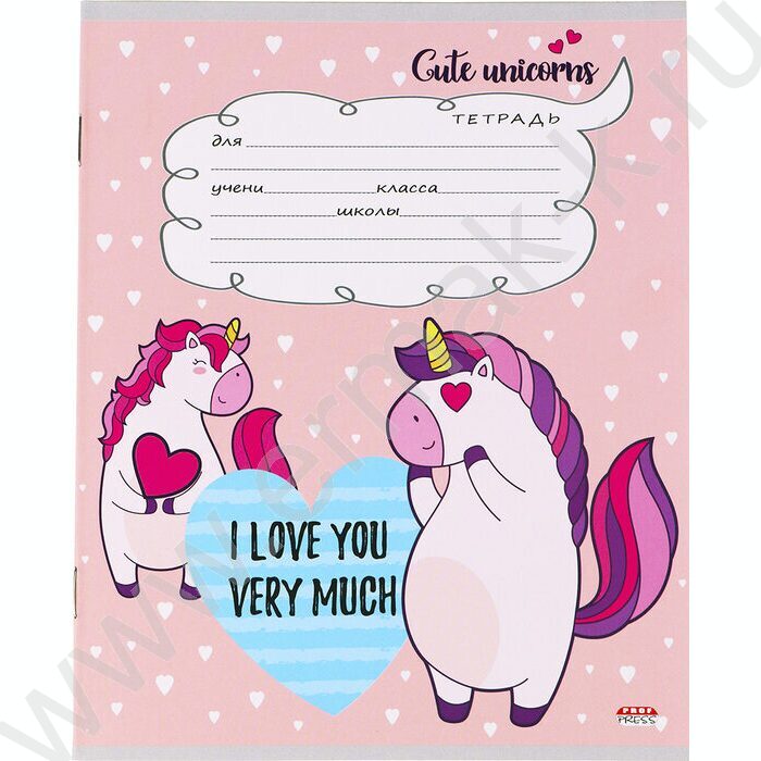 Тетрадь  12л линейка косая "Пухлые единорожки" 5видов | Фото 6