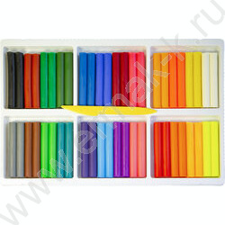 Пластилин восковой 24цв 420г Фантазия+стек | Фото 2