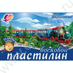 Пластилин восковой 24цв 420г Фантазия+стек | Фото 3