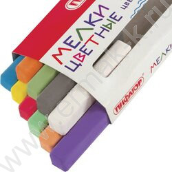 Мел цветной 10шт, квадратный | Фото 2