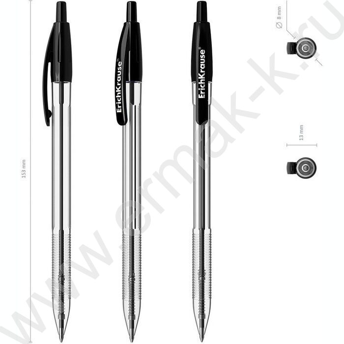 Ручка шар авт R-301 Classic Matic Classic 1,0мм черная | Фото 3