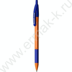 Ручка шар авт R-301 Matic&Grip Orange 0.7мм, синяя /корпус-оранжевый /с резин. держателем | Фото 1