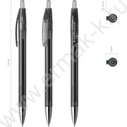 Ручка гелевая авт черная 0,5мм  R-301 Original Gel Matic | Фото 3