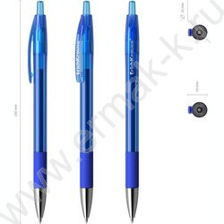 Ручка гелевая авт синяя 0,5мм  R-301 Original Gel Matic&Grip /резин. держатель | Фото 3