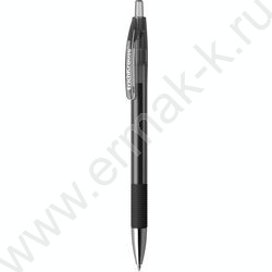 Ручка гелевая авт черная 0,5мм  R-301 Original Gel Matic&Grip /резин. держатель | Фото 1