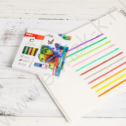 Мелки восковые 12цв Color Emotion /трехгранные /картон.кор. /европодвес | Фото 6