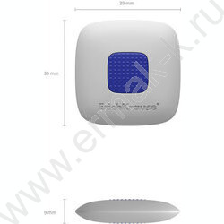 Ластик белый квадратный "Smart Mini Square" с пласт. держателем | Фото 4