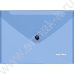 Папка-конверт на кнопке C6 Glossy Vivid полупрозрач. /ассорти | Фото 2