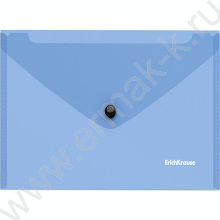 Папка-конверт на кнопке C6 Glossy Vivid полупрозрач. /ассорти | Фото 2