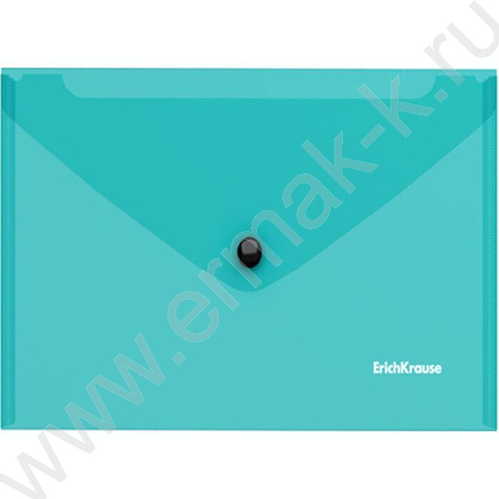 Папка-конверт на кнопке C6 Glossy Vivid полупрозрач. /ассорти | Фото 3