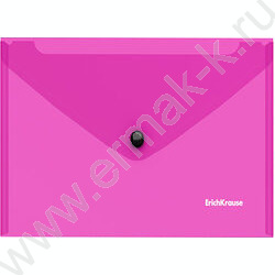 Папка-конверт на кнопке C6 Glossy Vivid полупрозрач. /ассорти | Фото 4