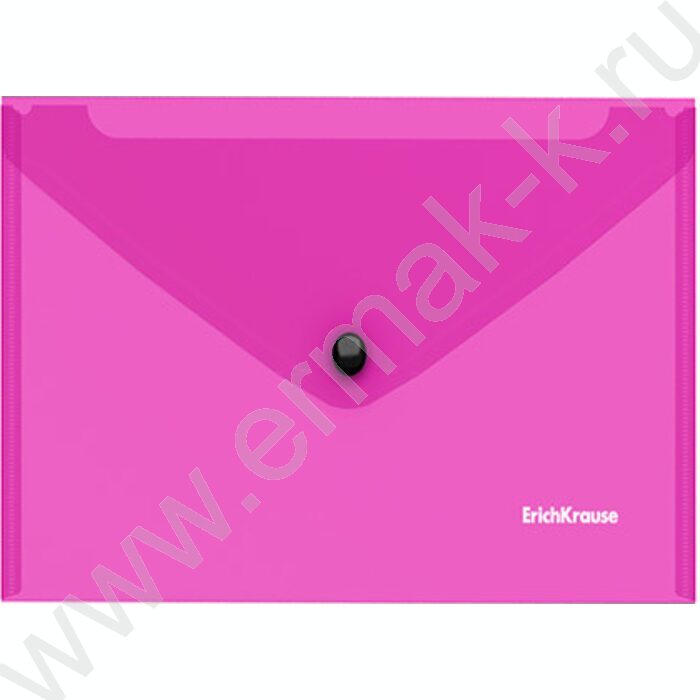 Папка-конверт на кнопке C6 Glossy Vivid полупрозрач. /ассорти | Фото 4