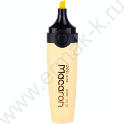 Текстовыделитель /желтый пастельный/ 1-5мм косой Macaron   | Фото 2