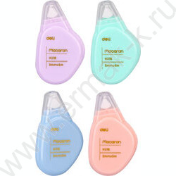 Корректирующая лента 5мм* 5м Macaron /корпус - ассорти, туба | Фото 1